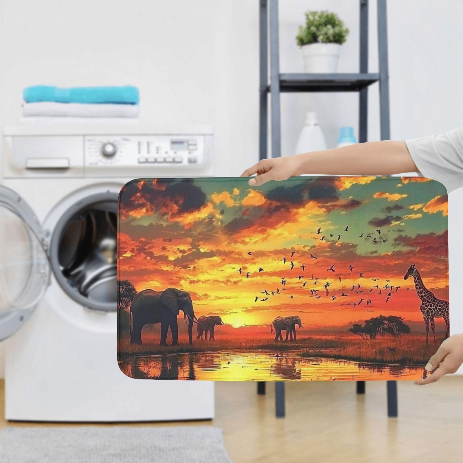 Set di 3 tappeti da bagno in memory foam, morbidi e assorbenti a forma di U, decorazione per la casa, asciugatura rapida