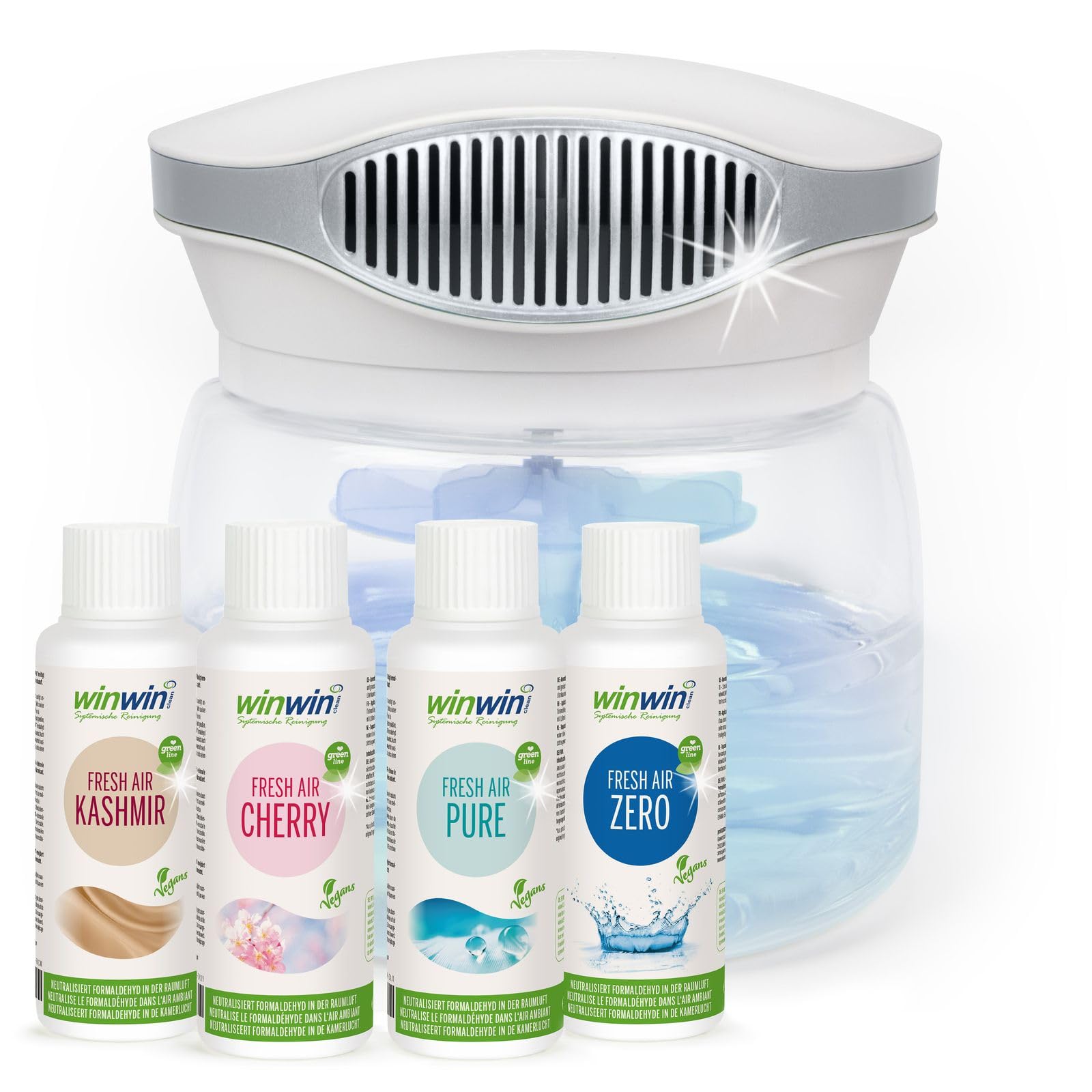Purificateur d’air intérieur avec filtre à eau winwinCLEAN Master Bowl 4.0 pour maison de 80 m²