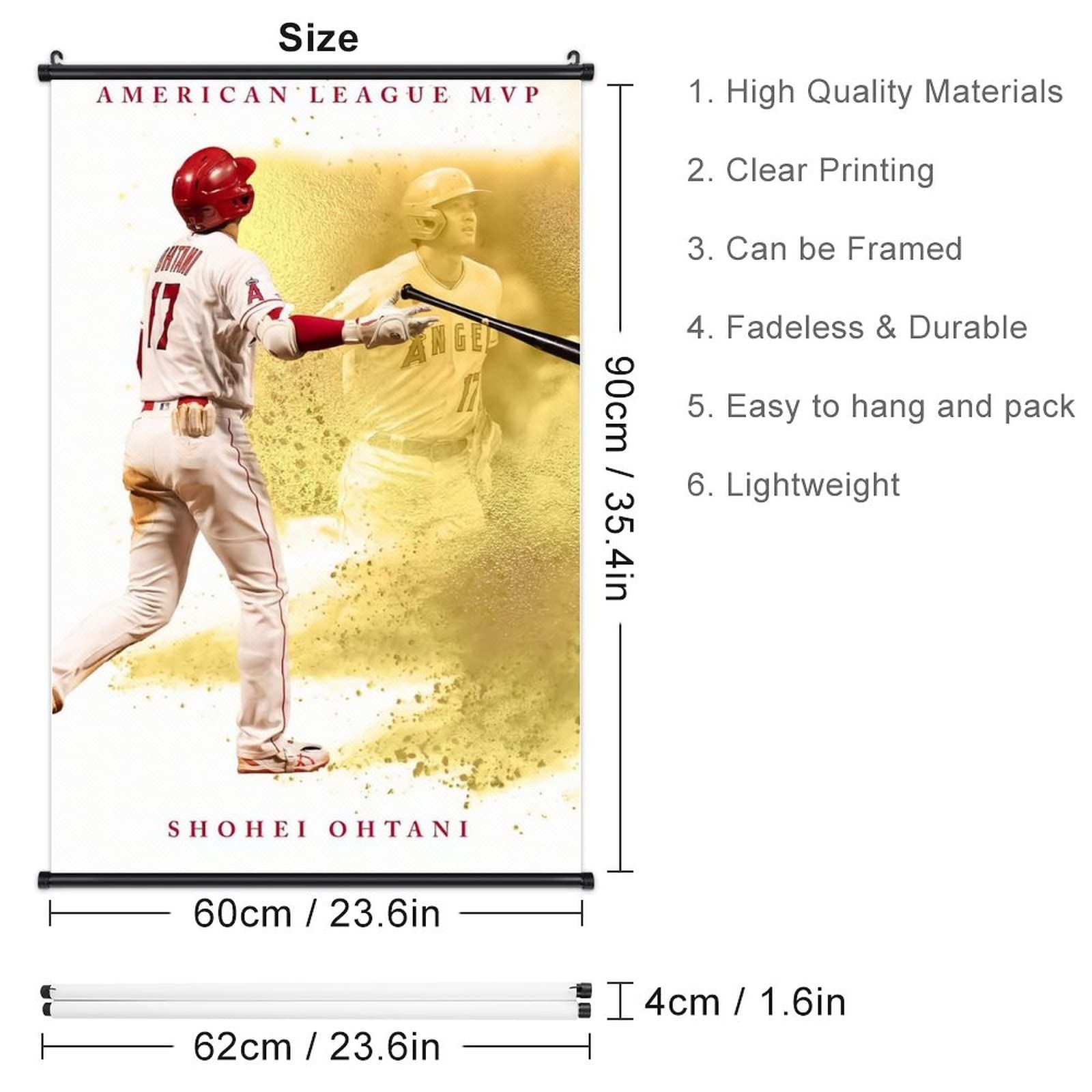 Amazon.co.jp: 大谷翔平 グッズ 絵を掛ける ポスター 絵画 アート 壁紙