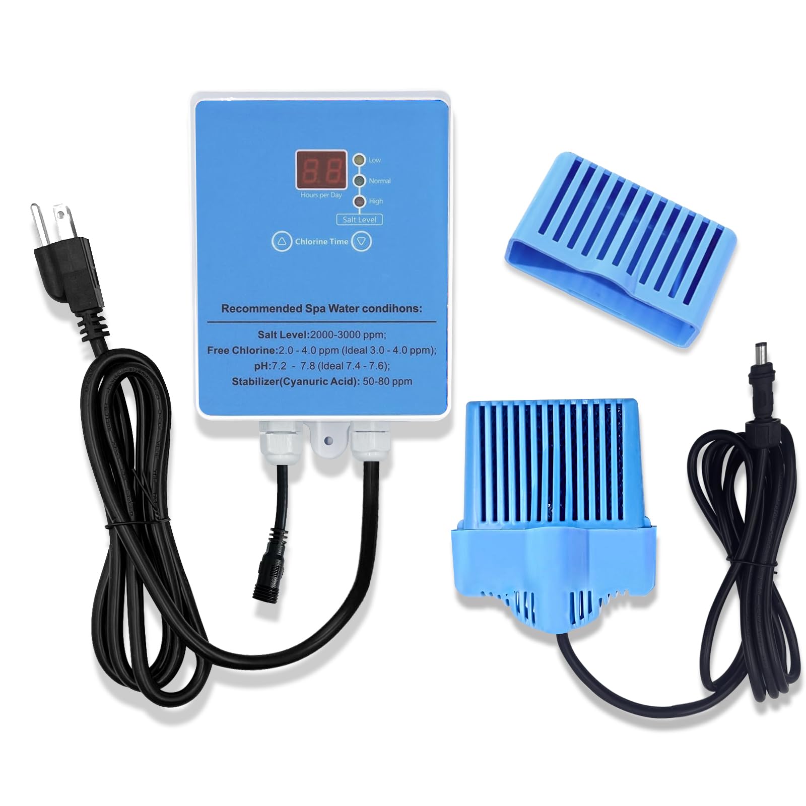 Photo 1 of Drop-in Salt Chlorine Generator for Hot Tub and Swim Spa up to 2000 Gallons