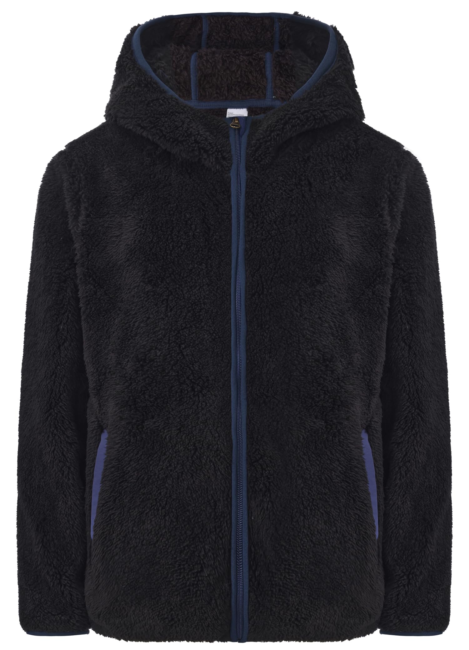 Boys Fleece Sherpa Hoodie Sweatshirts Kids Ultra Soft Full-Zip Jacket