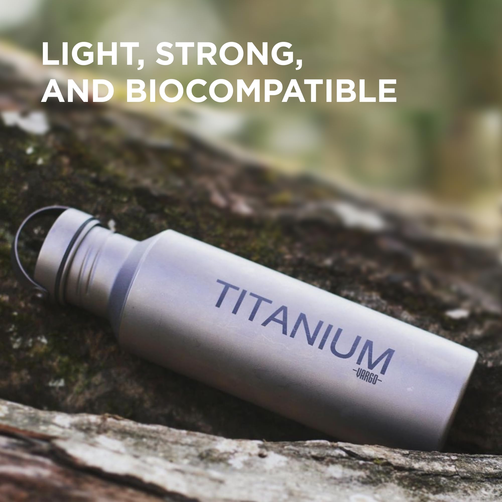 VARGO TITANIUM PARA BOTTLE チタン製 Titanium Water Bottle with Ti Lid | Lightweight – VARGO