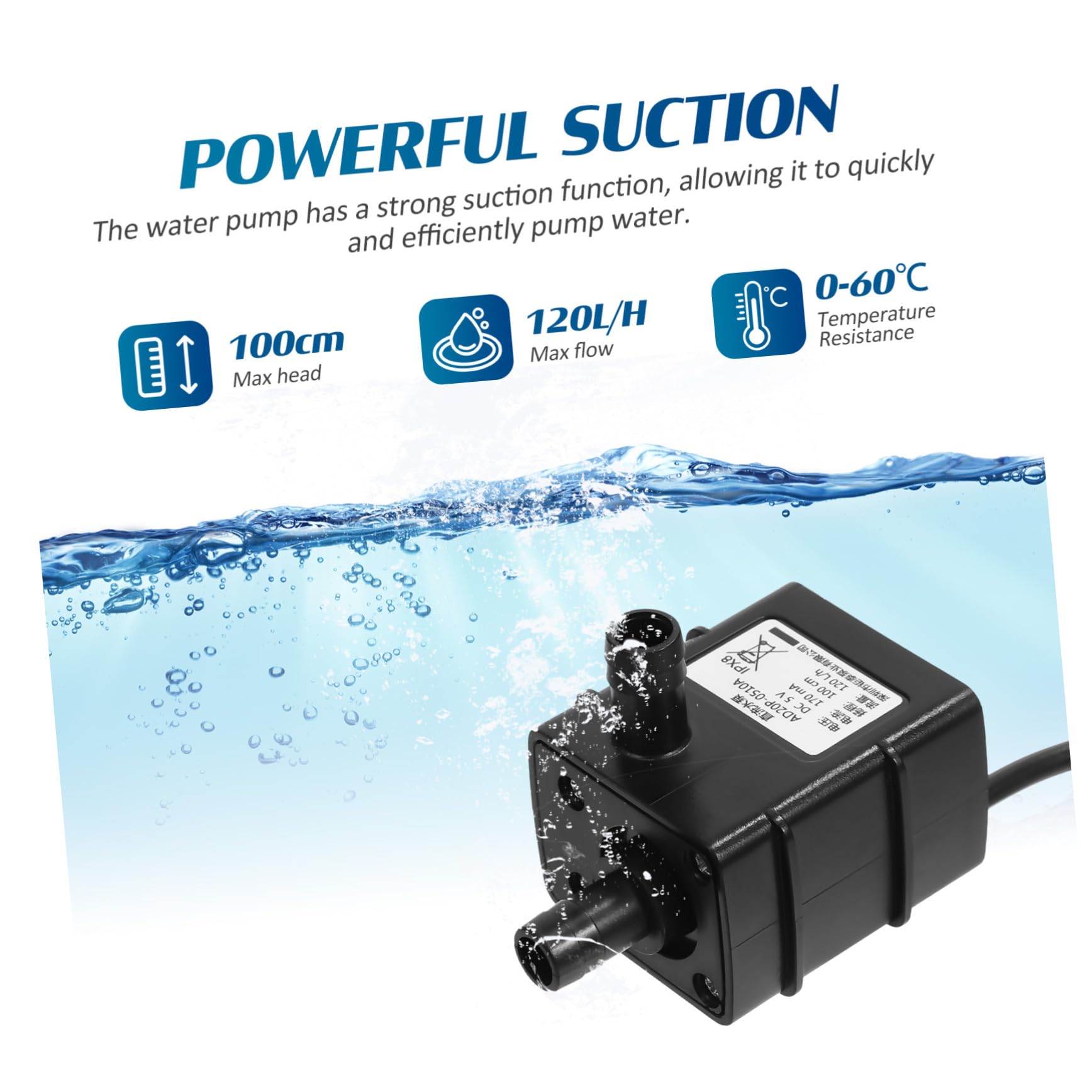 Supvox 3stücke Mini Usb Wasserpumpe Für Aquarien Und Katzentränken Tauchpumpe Mit Installieren Langlebig Und Vielseitig Einsetzbar Für Wasserstellen Und Teiche