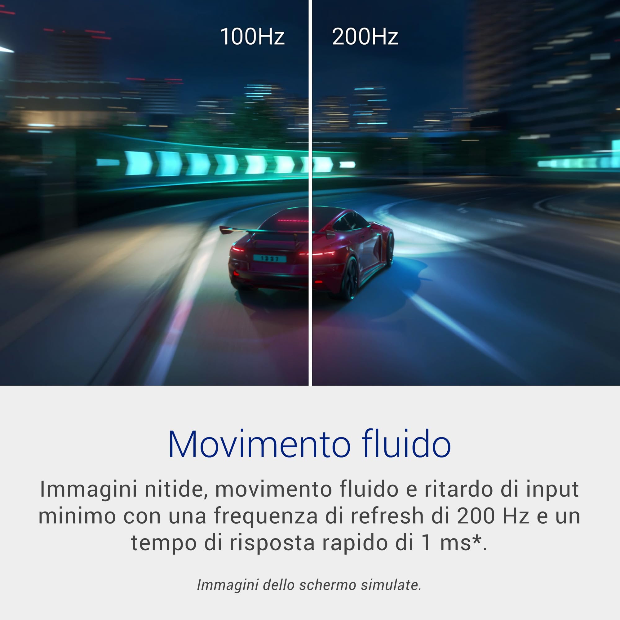 Dell 24 Monitor Gaming - SE2425HG, Full HD (1920x1080), 200Hz, Fast IPS, 1ms, AMD FreeSync Premium, 99% sRGB, VESA (100x100mm), DisplayPort, 2 HDMI, 3 Anni di Garanzia, Nero