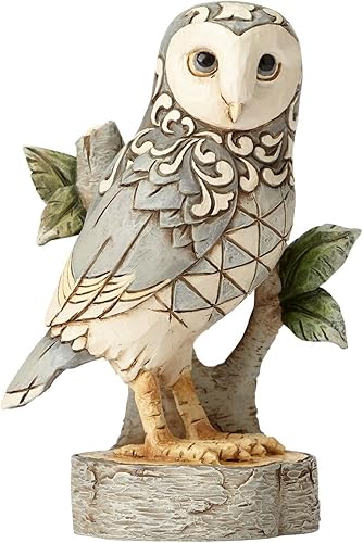 Enesco 4056970 Jim Shore Heartwood Creek - Figura de resina de piedra de bosque blanco 449 pulgadas gris Enesco 4056970 Jim Shore Heartwood Creek - Figura de resina de piedra de bosque blanco 449 pulgadas gris