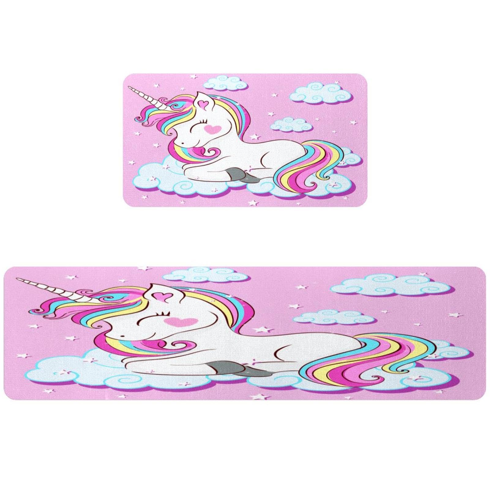 Tapete de cocina de unicornio ideal para pasillo y cuarto de lavado