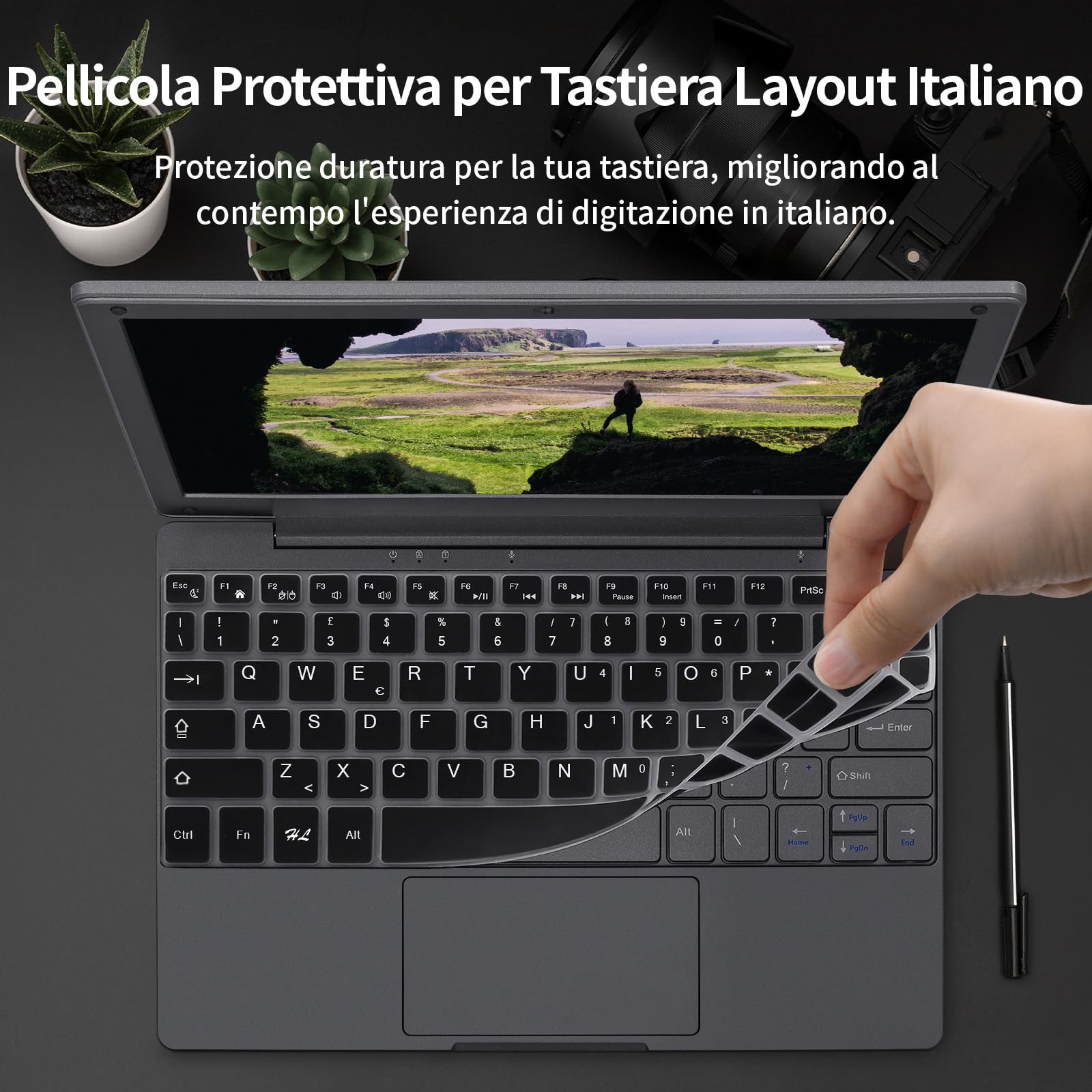 LONGEVINCE Piccolo mini laptop,10,1 pollici (0,79 kg),ultra sottile e leggero netbook Windows 11,Celeron N4020,8 G DDR4,webcam,USB 3.0,tipo C,HDMI,perfetto per bambini e adulti (Grigio, 8G+960G SSD)