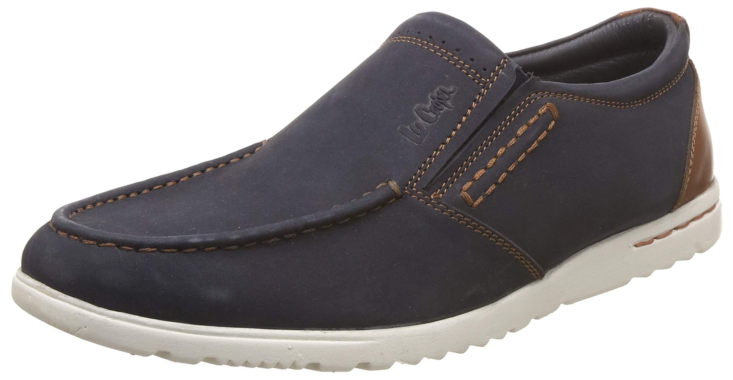 Lee Cooper Men Navy Leather Sneakers_Navy_42 (B07HRQGXW1) Amazon Price History, Amazon Price Tracker