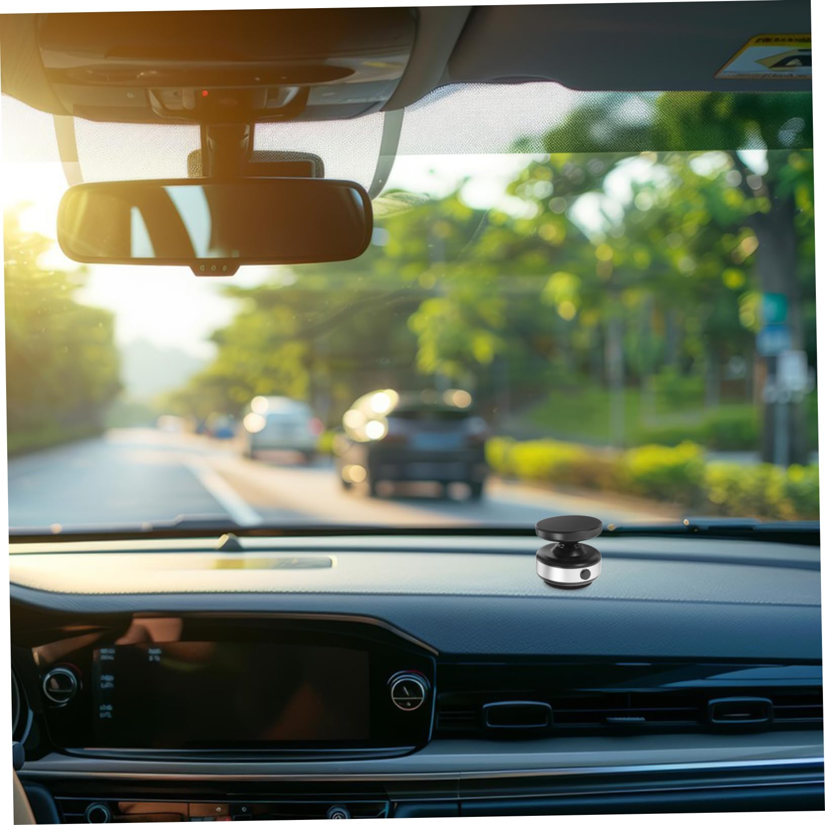 Supporto per Cellulare da Auto per Cruscotto, Supporto Magnetico Pieghevole in Plastica Forte Ventosa, Compatibile Smartphone
