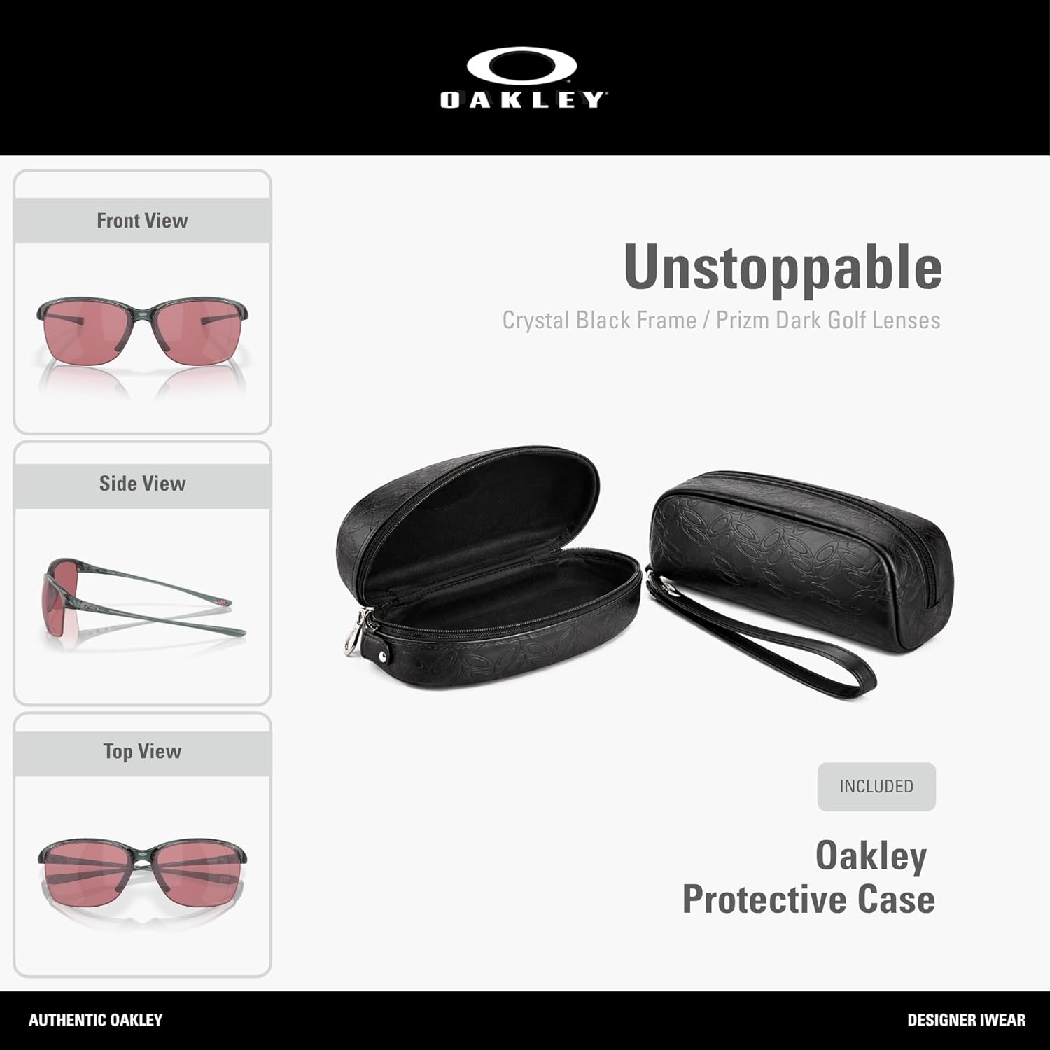 Oakley Women's Oo9191 Unstoppable Rectangular Sunglasses