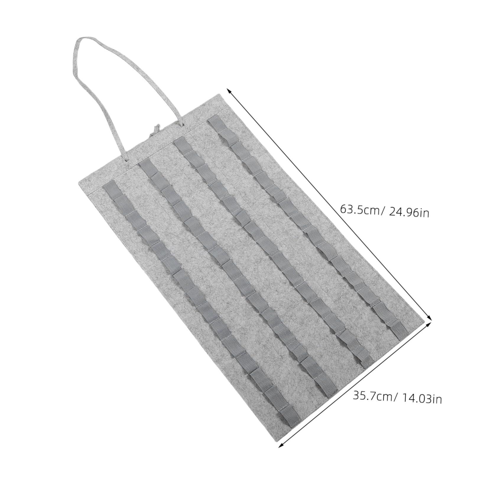 OFFSCH Drumstick Holder Display Wall-mounted Drum Stick Bag Elastic Loops Storage Bag for Drummers