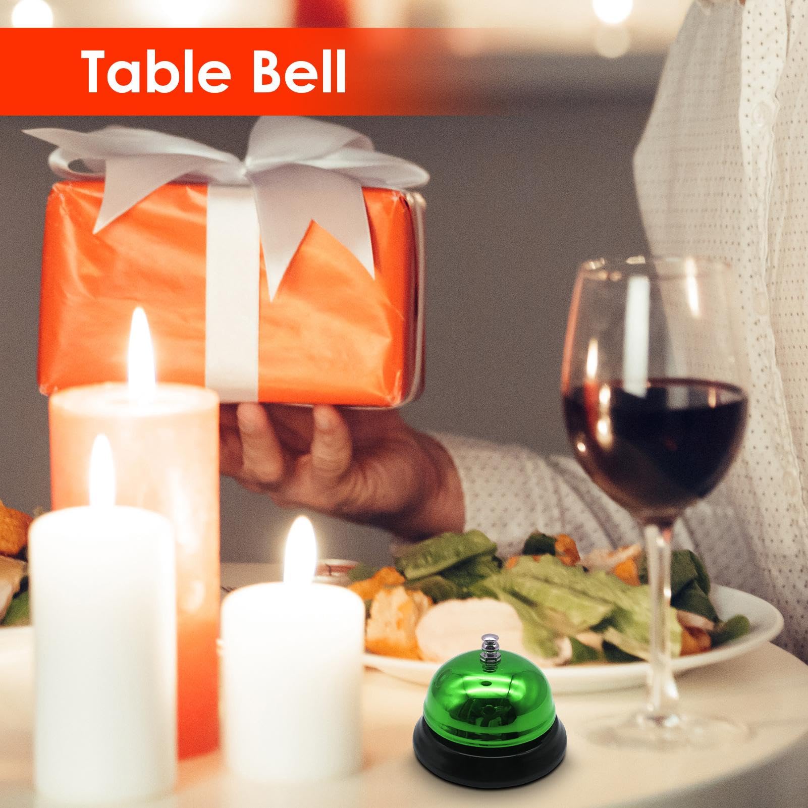 Appel De Bureau 2,5" De Dia Cloche De Bureau Anti-Rouille Pour Hôtel