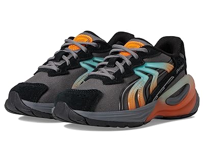 PUMA Kids Inverse (Little Kid/Big Kid) Kids Shoes Cool Dark Gray/Aquatic/Puma Black 1 : 12 Little Kid M, Synthetic