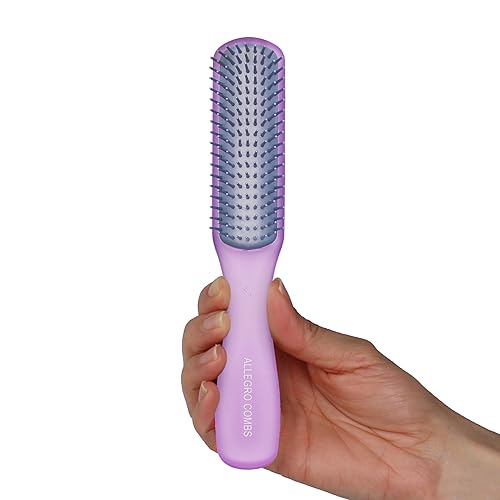 Allegro Combs ScalpCaress - Cepillos desenredantes para cabello rizado, cepillo para cabello rizado, cepillo para cabello rizado, cepillo de cabello