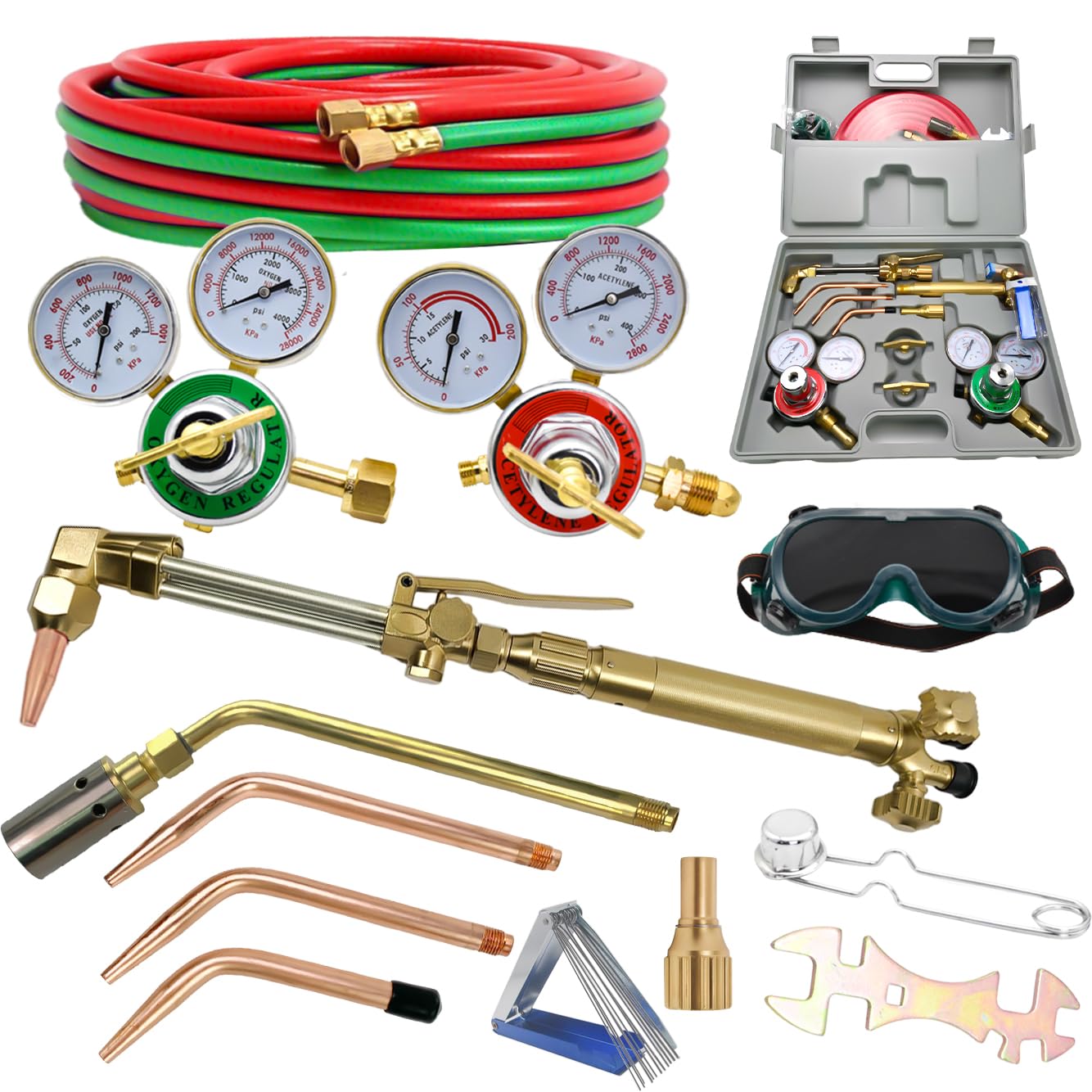 Oxy Acetylene Torch Kit - Welding & Cutting -9