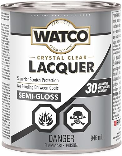 Vista 13 de Rust-Oleum Watco Barniz de 1 cuarto de galón., 63041 Brillo Transparente
