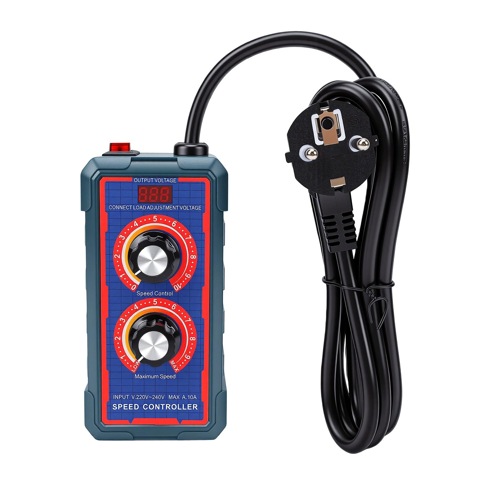 Marhynchus Regulator Prędkości Silnika AC 10A (wtyczka UE)