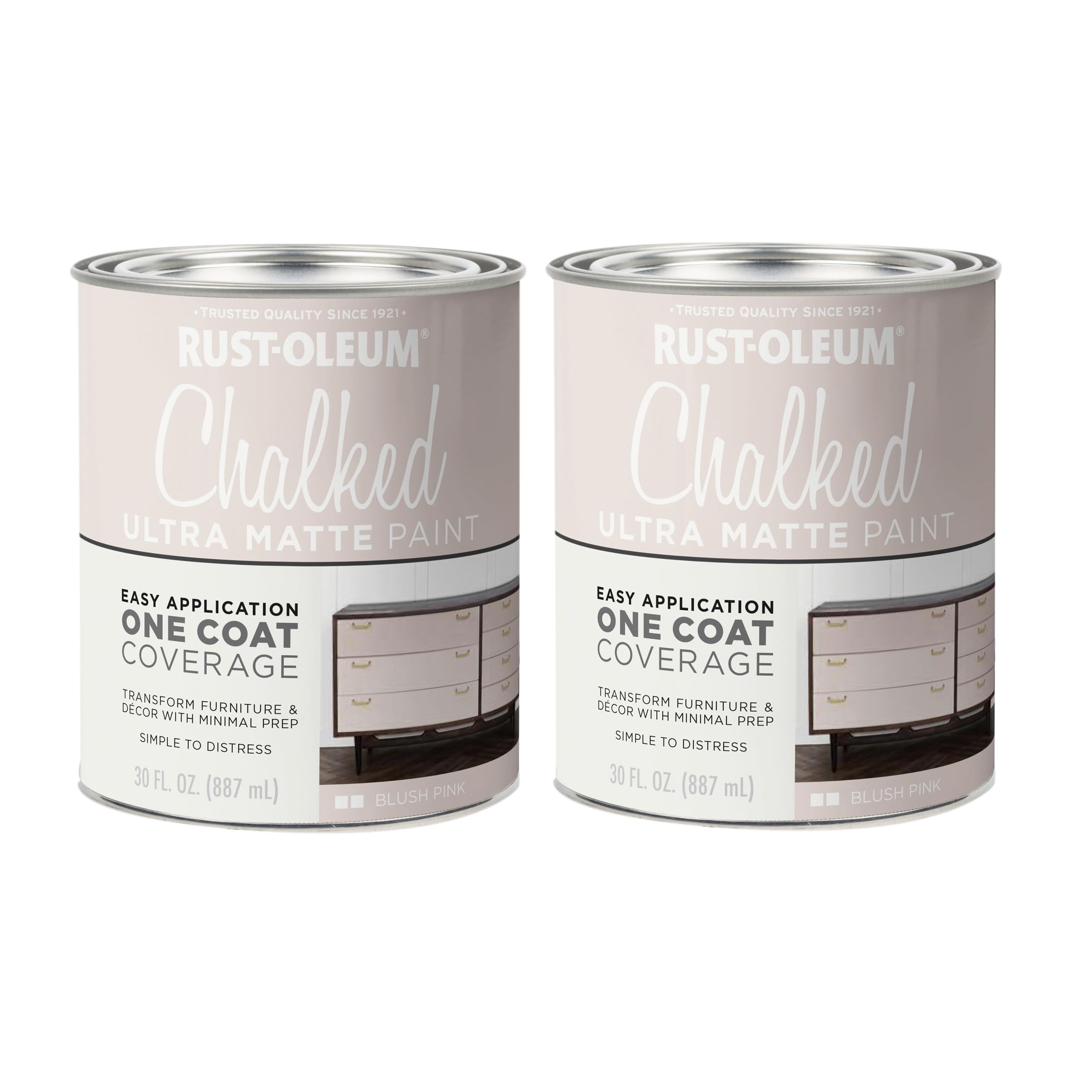 Rust-Oleum Chalked All-in-One Ultra Matte Blush Pink Spray Paint