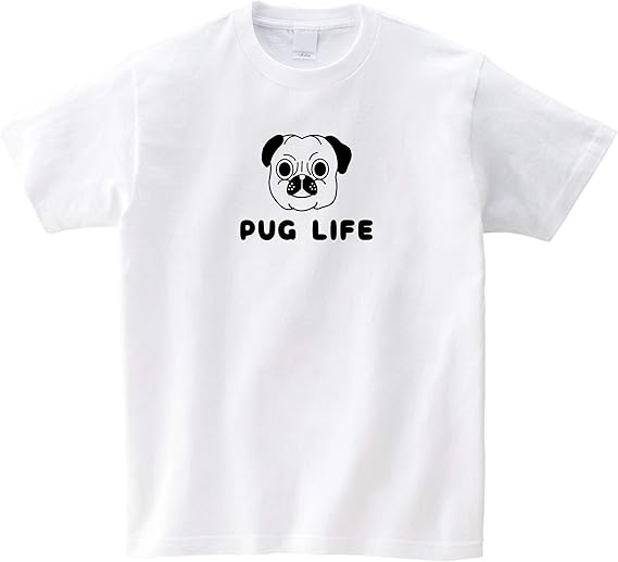 Amazon パグロゴプリントtシャツ 大きいサイズ有 キャラクター ロゴ アニマル おもしろ Tシャツ カットソー 通販 Amazon パグロゴプリントtシャツ 大きいサイズ有 キャラクター ロゴ アニマル おもしろ Tシャツ カットソー 通販