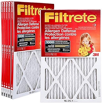 Filtrete Pleated Furnace Filter with Allergen Defense and Odor Reduction