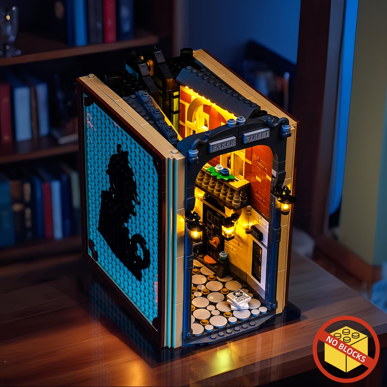 Touch Dimmer Switch Light Kit Compatible with Lego 10351 Sherlock Holmes: Book Nook (No Model) - Image 4