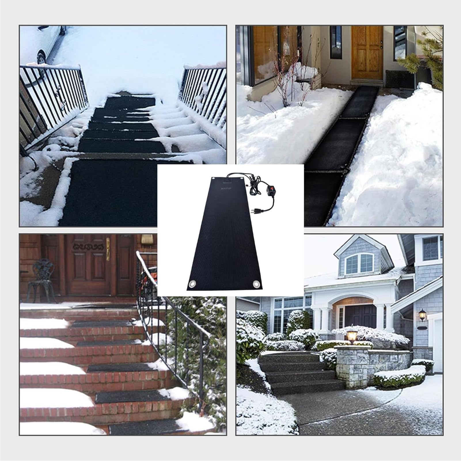 Amazon｜融雪マット、玄関/階段/通路用の加熱された融雪マット、加熱