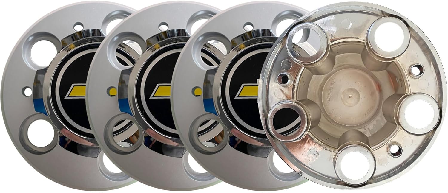 Wheel Center Cap Chrome 5 Lug 15" 15x8 15x7 M319 o C1500 Truck Blazer Suburban Jimmy 4pcs