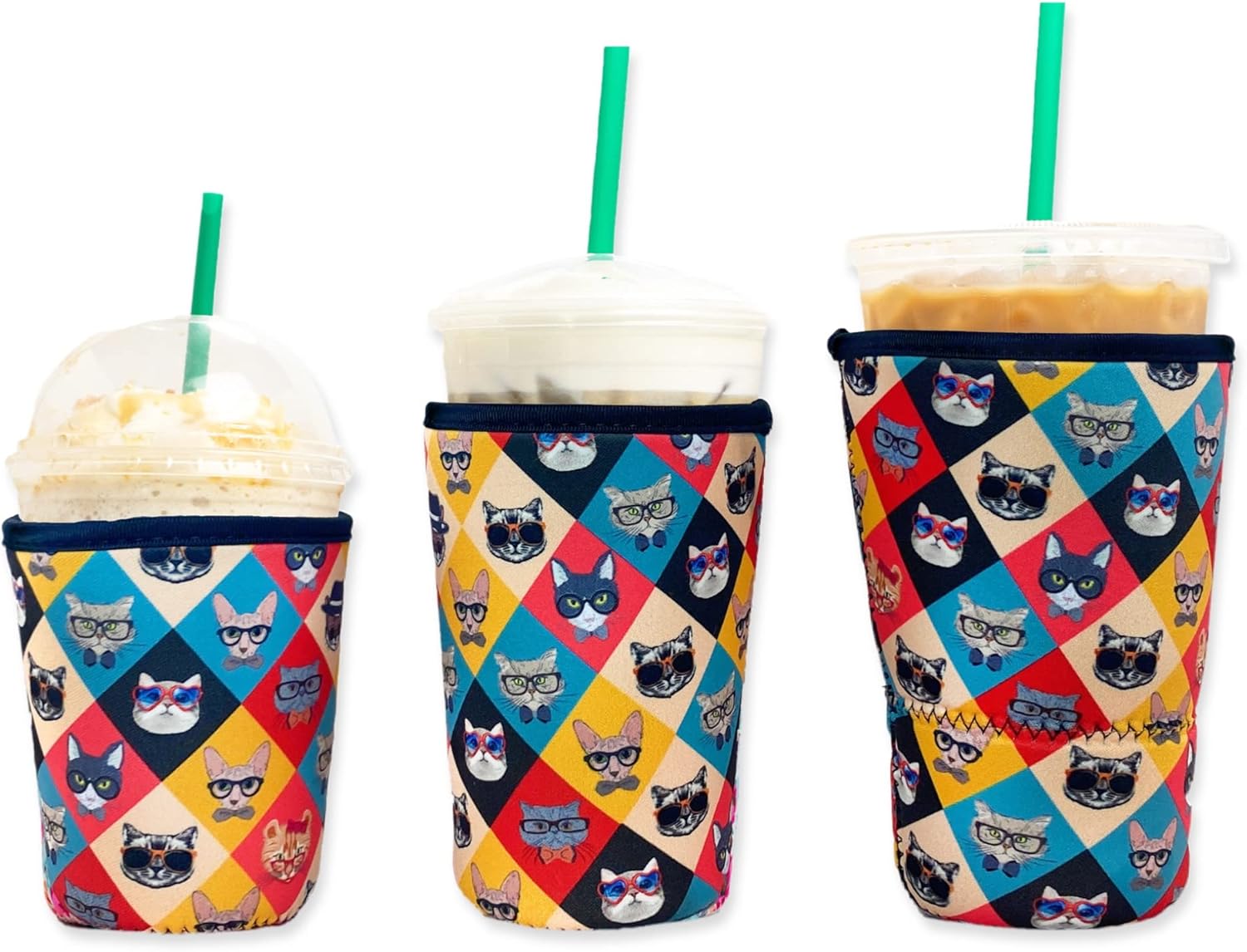 Baxendale Iced Coffee Sleeves for Cold Drink Cups 3 Pack