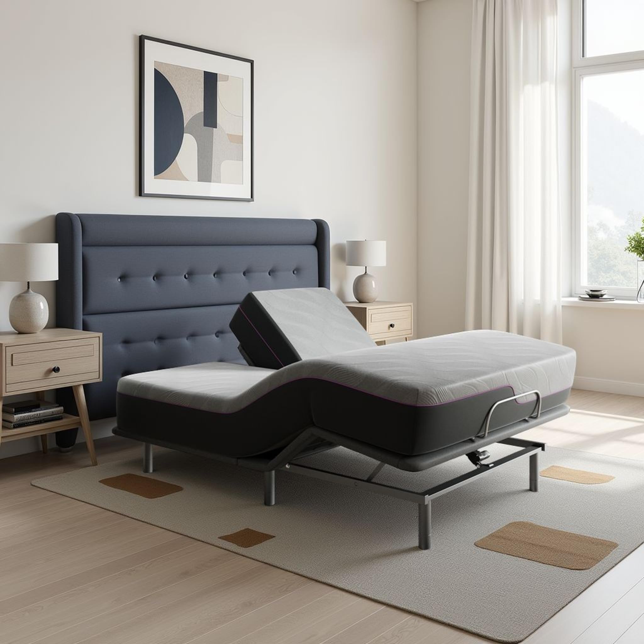 Amazon.com: Bridgevine Home 11 inch Renew Split Flex Memory Foam