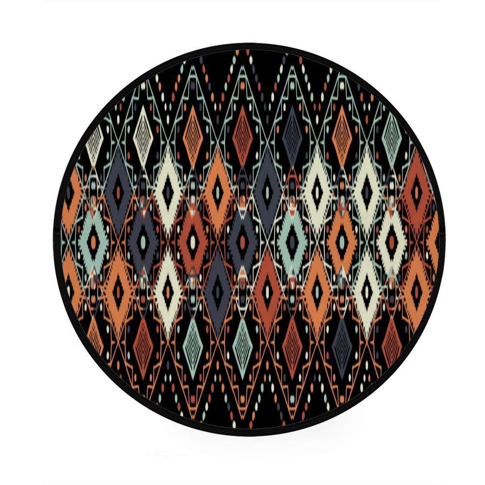 Tapis de salon art tribal premium en textile durable