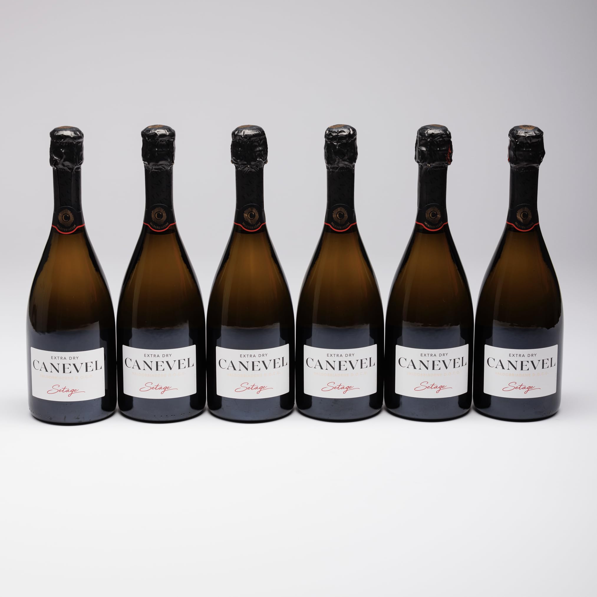 CANEVEL "SETÀGE EXTRA DRY" 2024 | Valdobbiadene Prosecco Superiore DOCG | 6x750 ml | Confezione 6 bottiglie