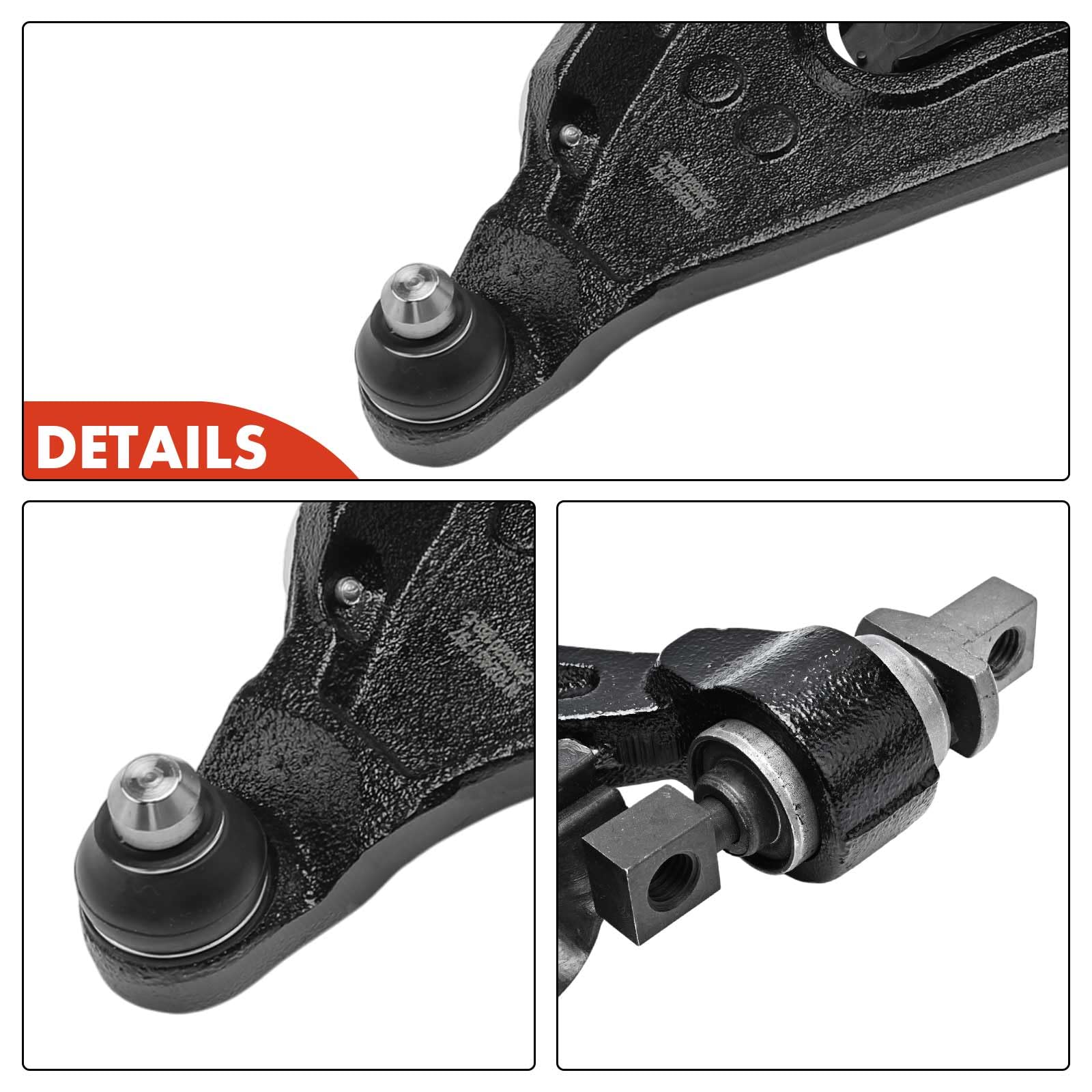 Frankberg 2 brazos de control inferiores delanteros izquierdo y derecho | Al frente, izquierda, bien, abajo, 8628497; Compatible con: 850 854, 850 Finca 855, V70 I 875 876, S70 874