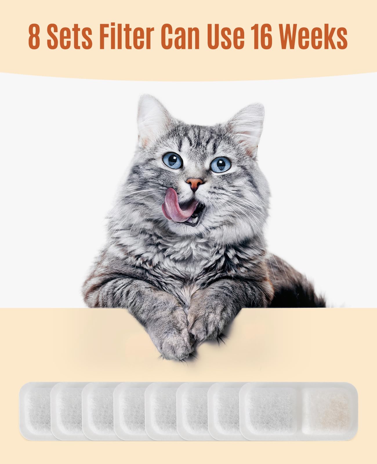 oneisall Fontana per gatti, Acero Inoxidable, 2L Bebedero para gato, Bebedero para gato super silencioso con ventana de nivel de agua, 3 filtros de carbón activado