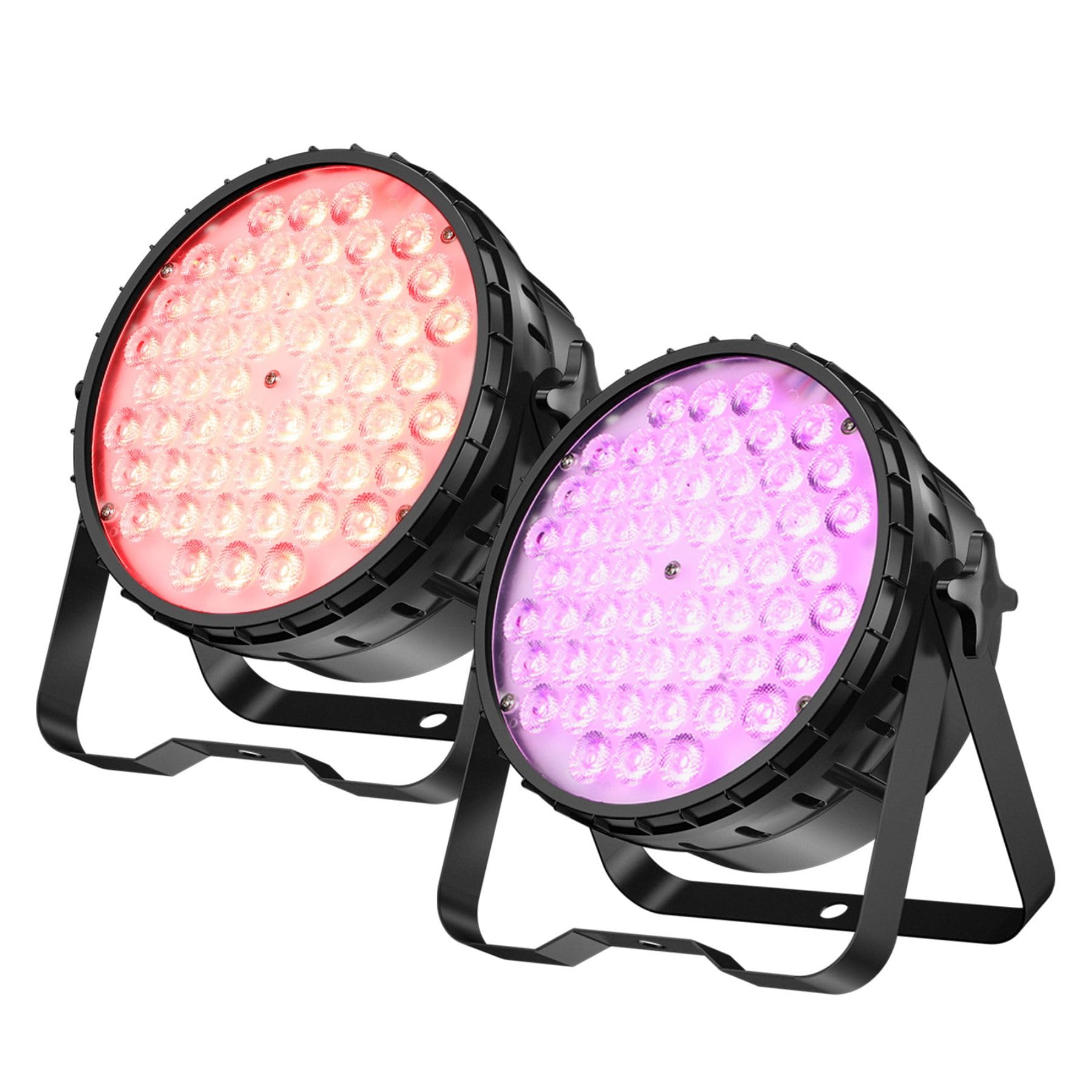 BETOPPER Discokugel LED 200W Par Bühnenlicht 54x4W mit RGBW 4-in-1 2P | DMX512 Leichte Stroboskop Discolicht Partylicht mit Moving Head Effekten, für DJ Party Deko Hochzeit Club Bars Show