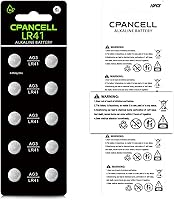Vista 4 de Lr41 Baterías de botón LR41 SR41 AG3 736 Batería 1.5V botón pilas de monedas (10 unidades)