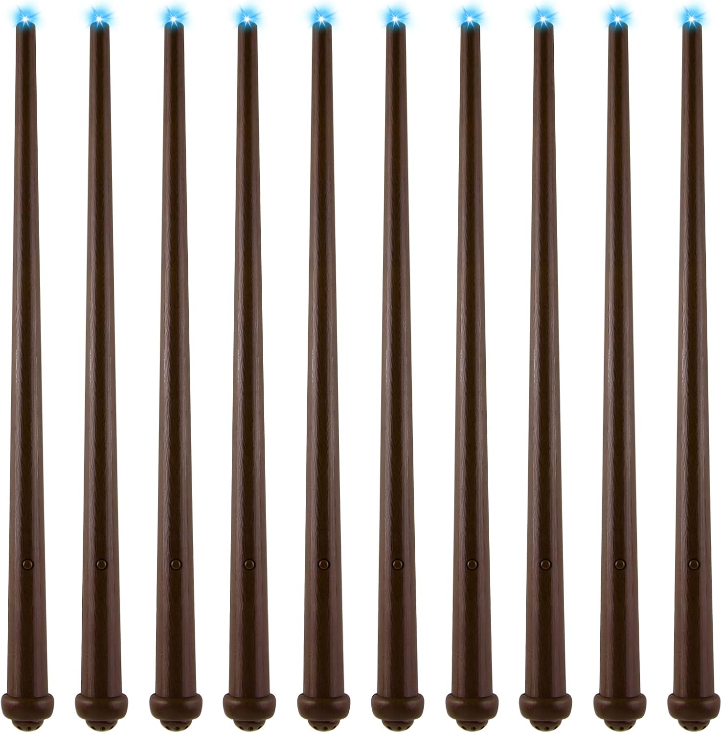 MIAHART 10 Pcs Magic Light up Wands Illuminating Wizard