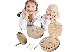 Baby Tooth Keepsake Box: Secure Storage for Kids' Lost Teeth
