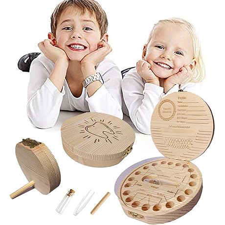 Baby Tooth Keepsake Box: Secure Storage for Kids' Lost Teeth