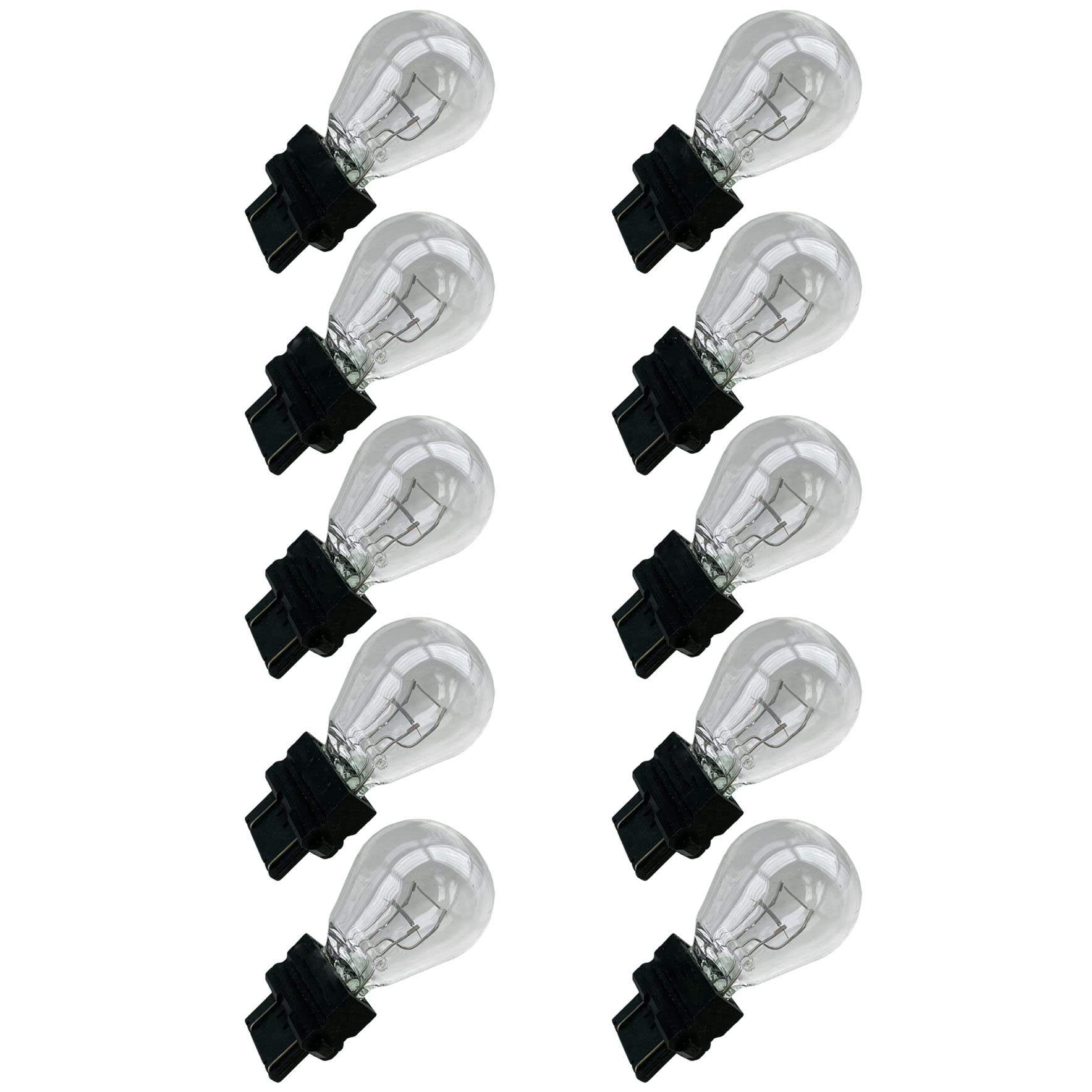 Replacement for ACDelco 3057 (GM Part #19344793), Plastic Wedge Miniature Automotive Light Bulb (10 Pack)