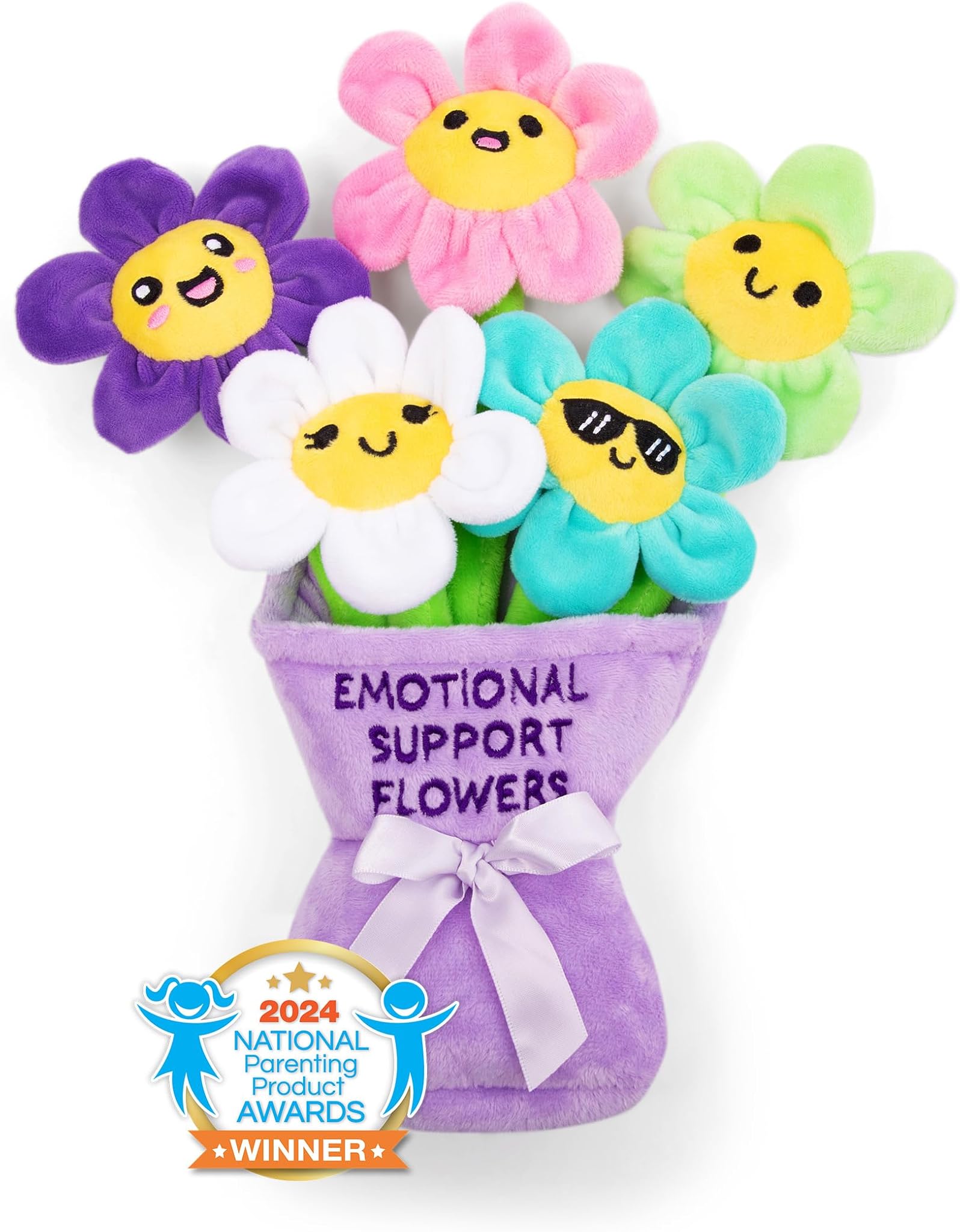 Emotional Support Chicken Nuggets Plush Set with Basket - 5 Adorable Stuffed Toys for Comfort & Fun