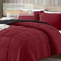 Vista 16 de satisomnia Queen Comforter Set Grey, Soft Seersucker Comforters Queen Size Bed, 3 Pieces Lightweight Down Alternative Bedding Comforter Full Sets