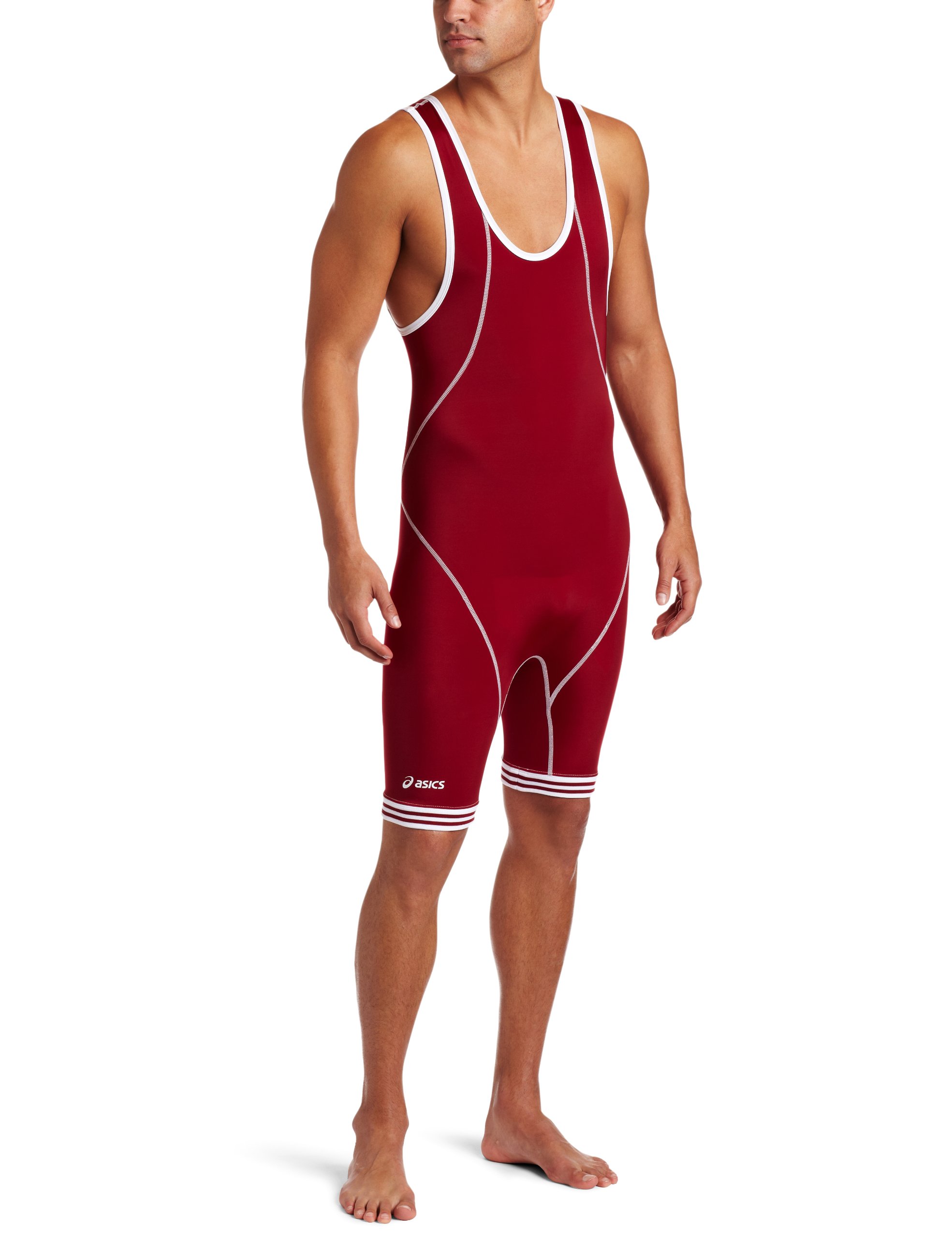 ASICS Mens Snap Down Wrestling Singlet