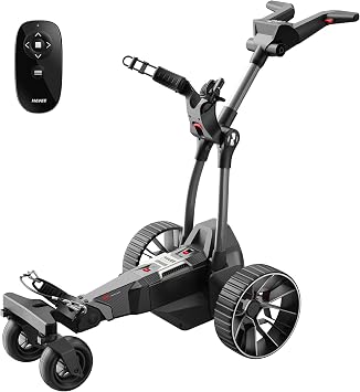 NAVEE Birdie 3X Electric Golf Cart with Remote, 36 Hole Battery, Follow Me Electric Golf Push Carts, All Terrain Wheels, Smart Power Assist, Super Compact Golf Cart Electric Vehicle