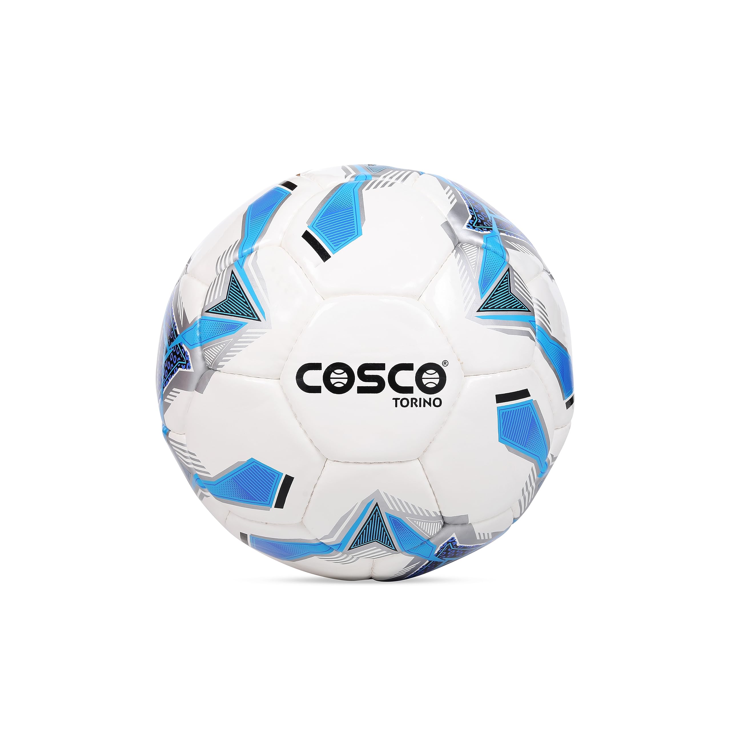 Cosco Torino PVC Football, 5 (White/Black/Blue/Yellow) (B00ID6OTNM) Amazon Price History, Amazon Price Tracker