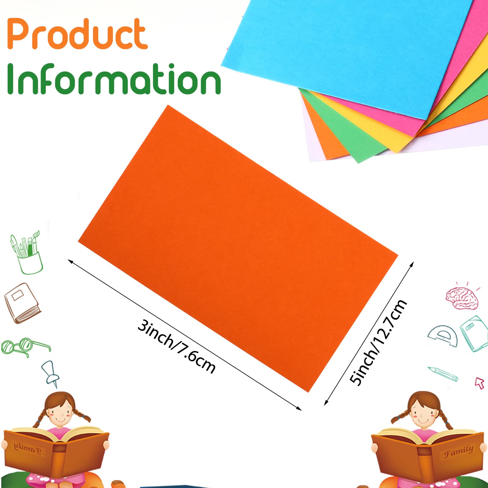 Juvale 250 Pack Blank Index Cards 2x3.5 Inches Kraft Paper For Study - View #8