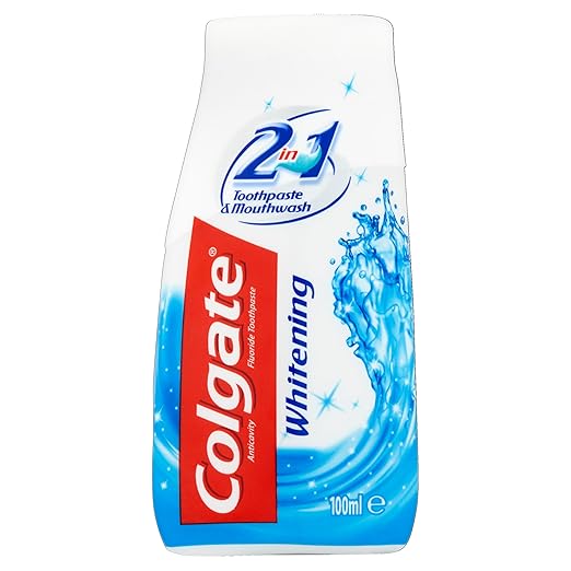 Colgate Whitening 2 in 1 Toothpaste and Mouthwash 100 mL