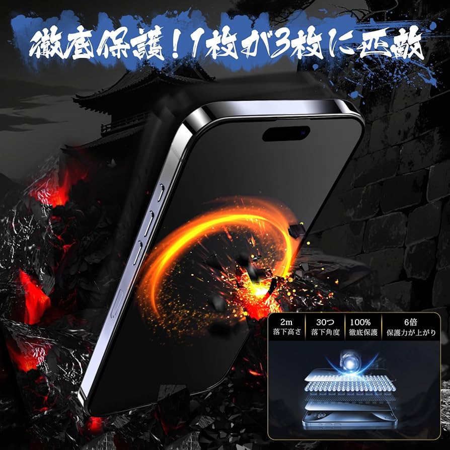 ⭐︎おまけ付⭐︎iPhone14 pro 512GB+AirPodsPro+フィルム Amazon | 【新型ガイド枠 超簡単貼り付け】OAproda ガラス