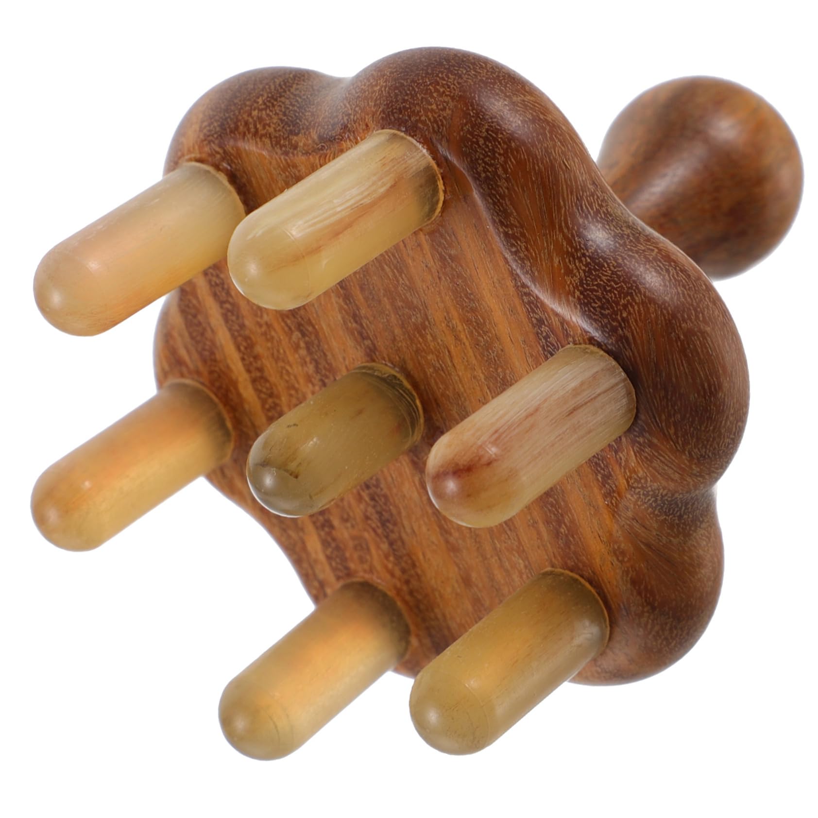 BCOATH 1pc Massage Comb Scraping Massage Tool Smoothing Shampoo Scalp Massager Hair Comb Home Massager Horn Comb Ox Horn Massager Face Hand Held Massager Handheld Acupoint Massager Horns