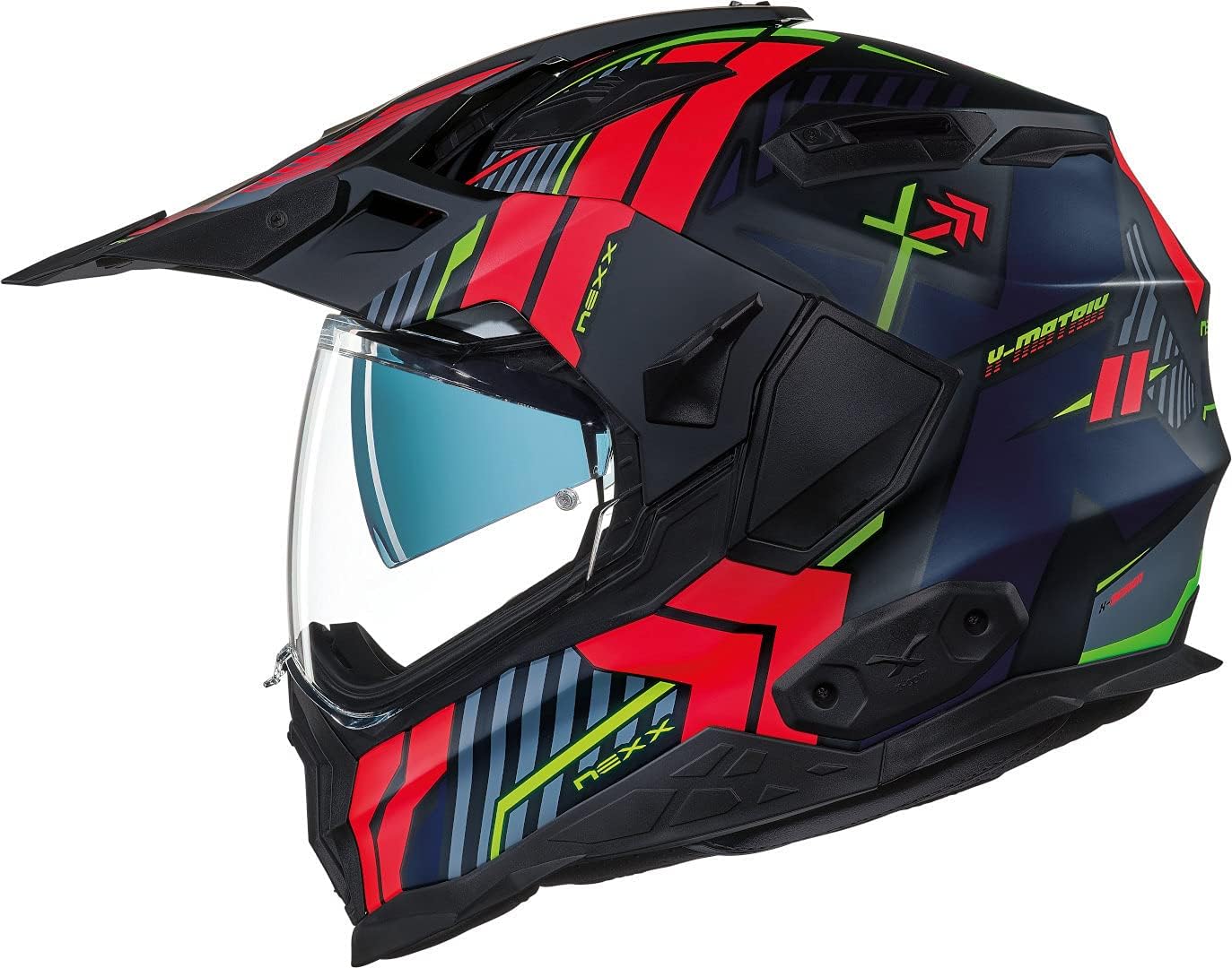 NEXX X.WED 2 Wild Country Black Red Motorcycle Helmet