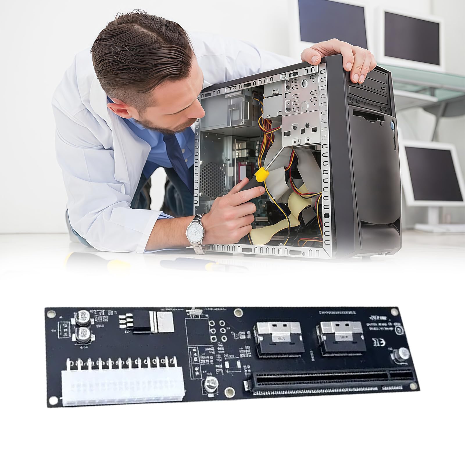 XAGMODSHN PCIe X16 auf SFF-8654 Erweiterungsadapterplatine für Externe